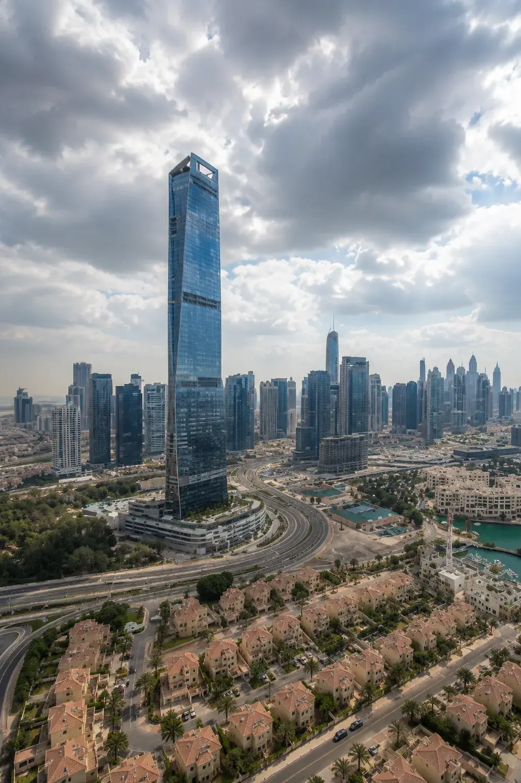 Almas Tower and the Jumeirah Lakes Towers district, home of DMCC