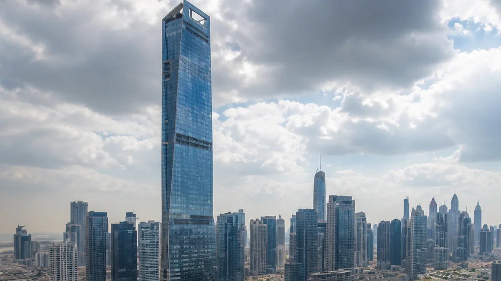 The Dubai skyline at Jumeirah Lakes Towers